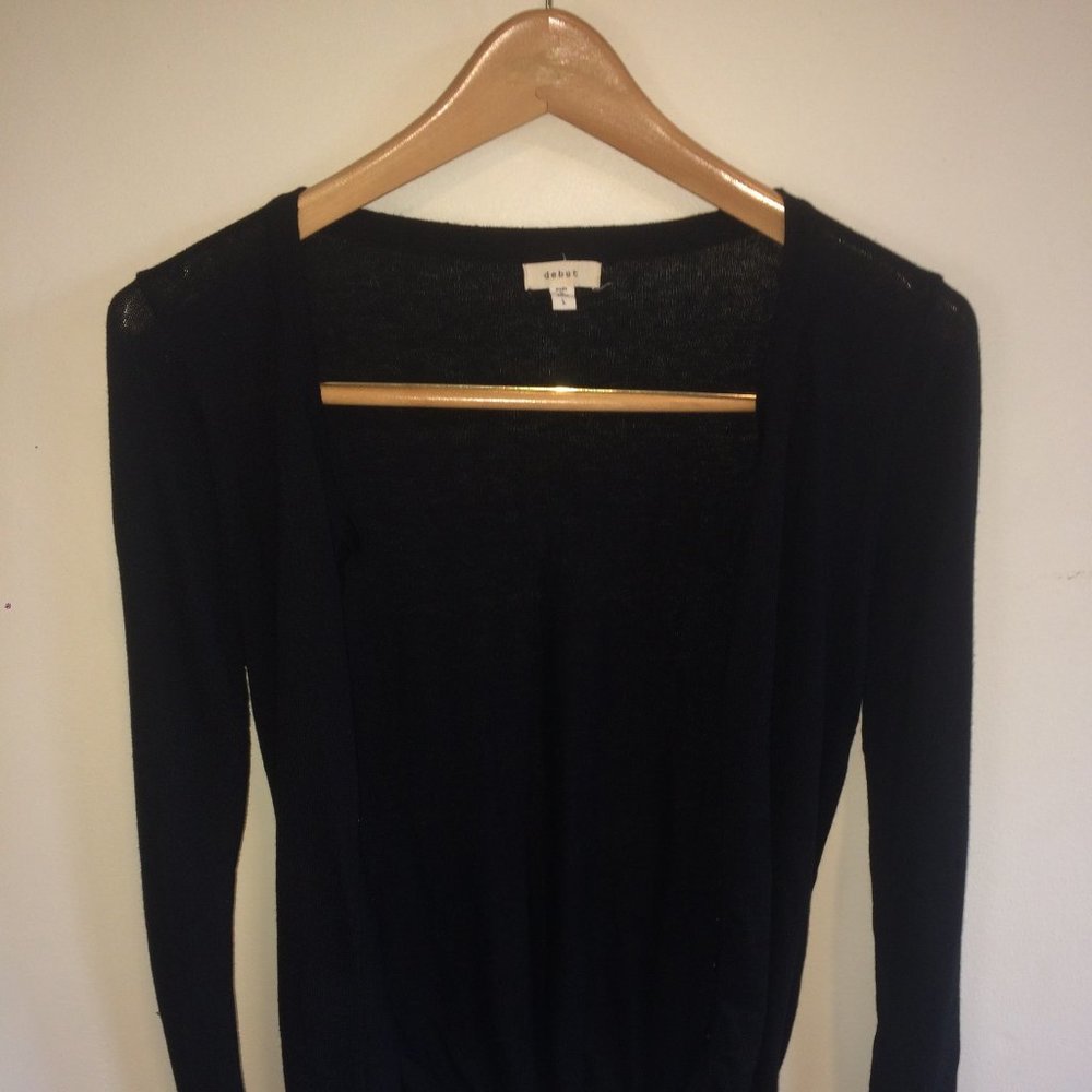 Debut Black Cardigan